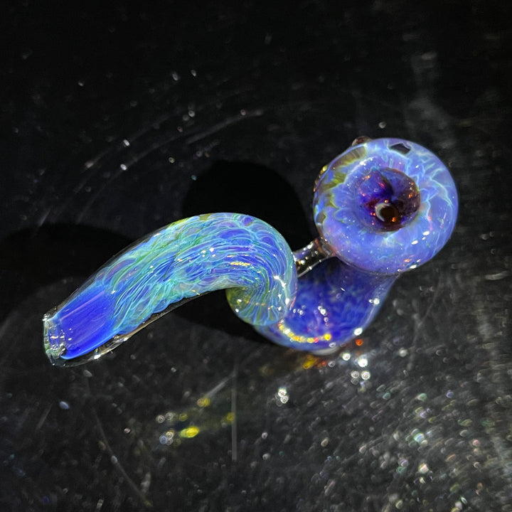 Purple Nebula Swoop Pipe Glass Pipe Tako Glass   