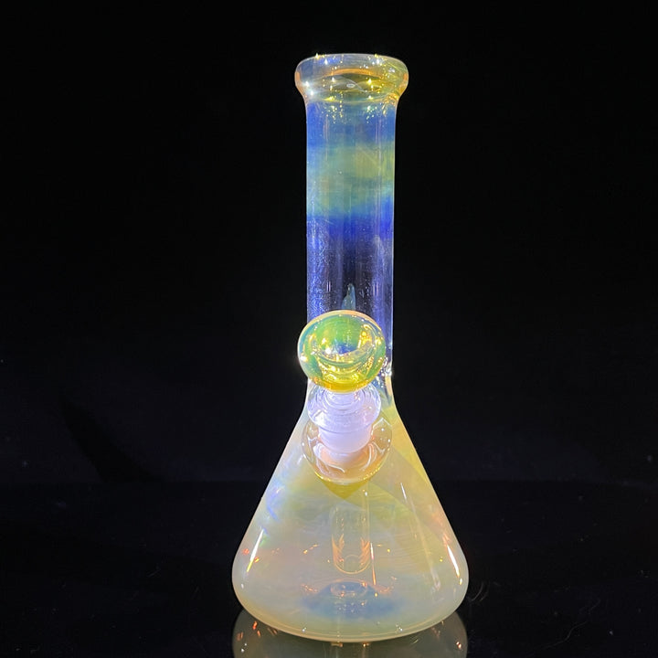 8" Fumed Beaker Bong Glass Pipe Mary Jane's Glass   