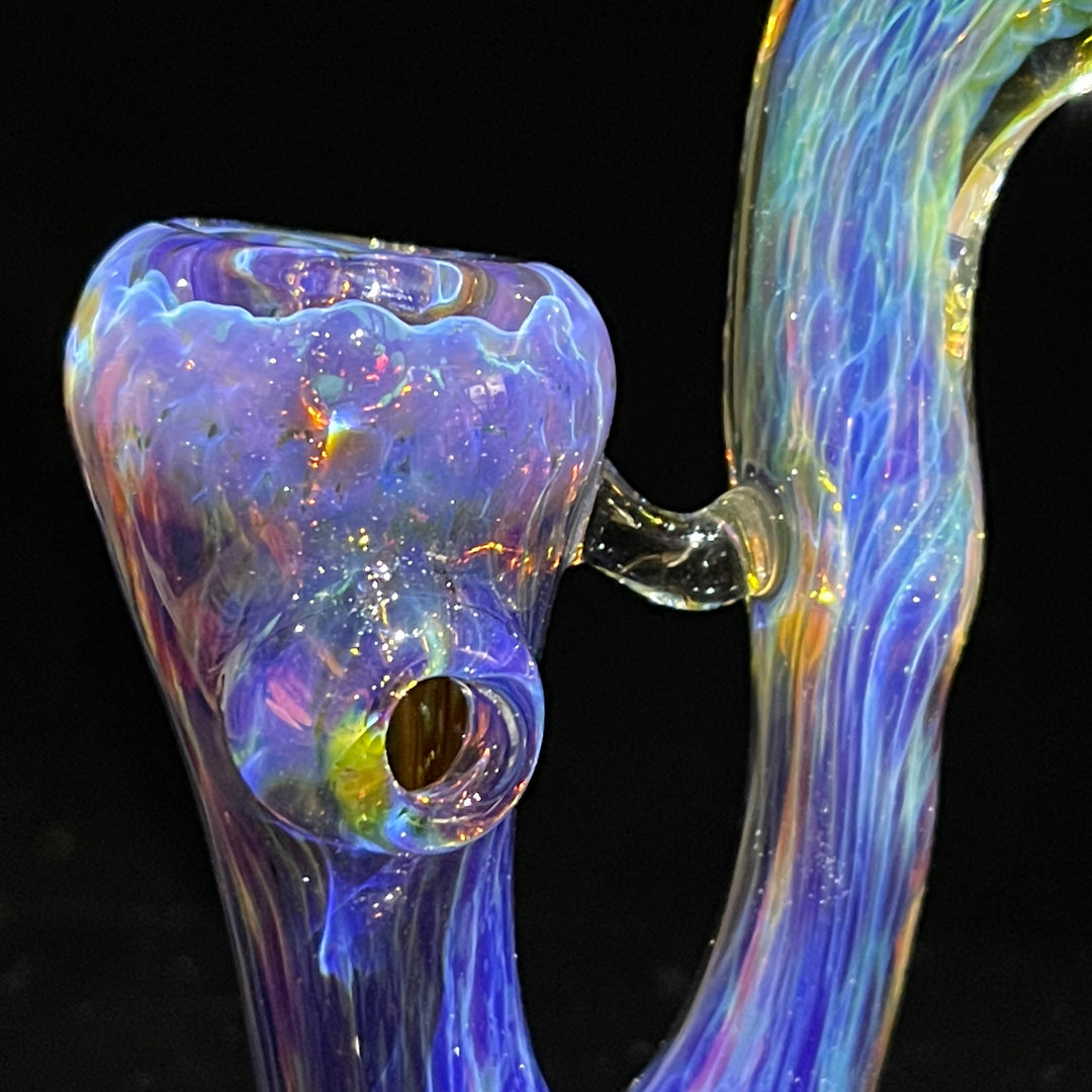 Purple Nebula Swoop Pipe Glass Pipe Tako Glass   