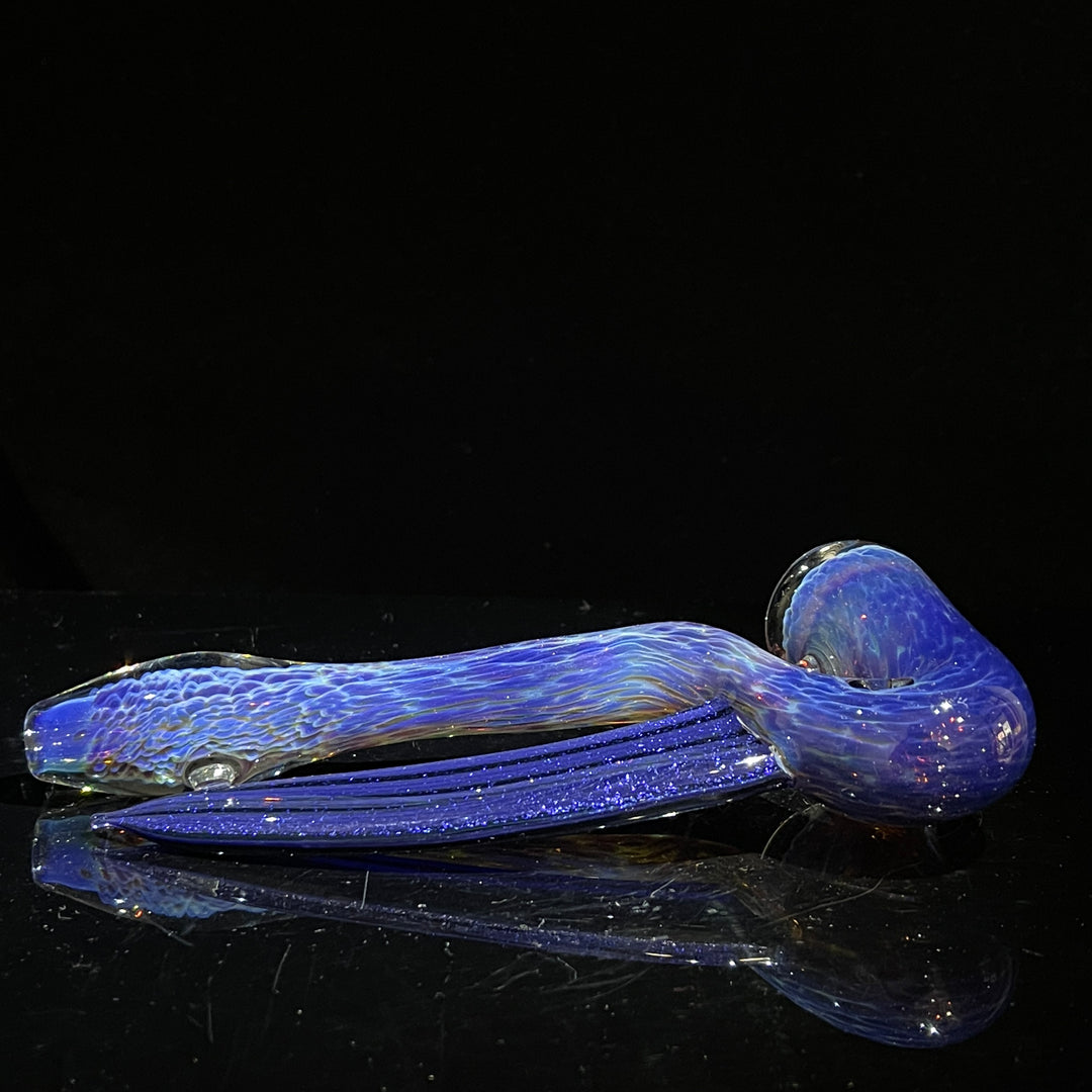 Purple Nebula Swoop Pipe Glass Pipe Tako Glass   