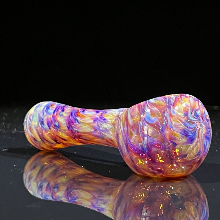 Multi-colored Purple Pipe Glass Pipe Jedi Glassworks