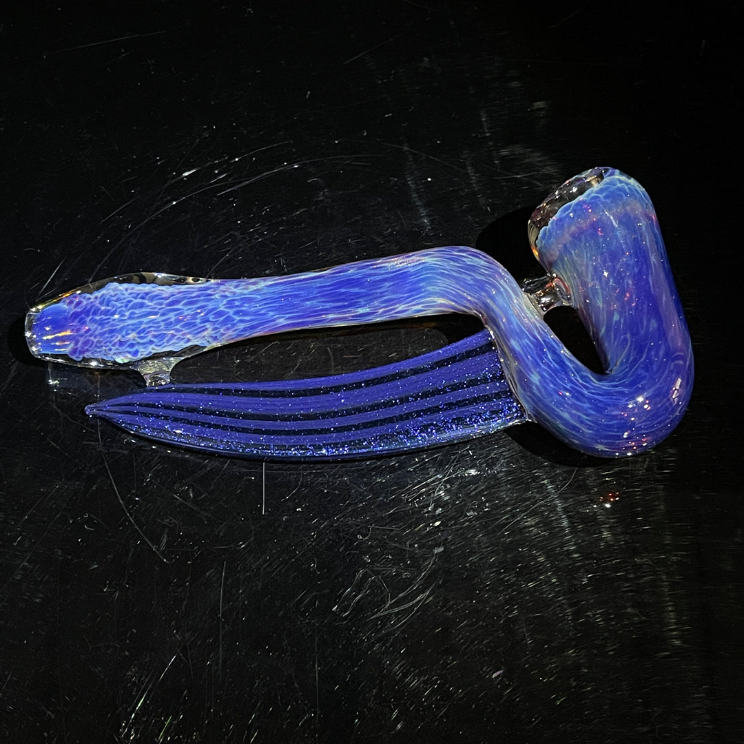 Purple Nebula Swoop Pipe Glass Pipe Tako Glass   