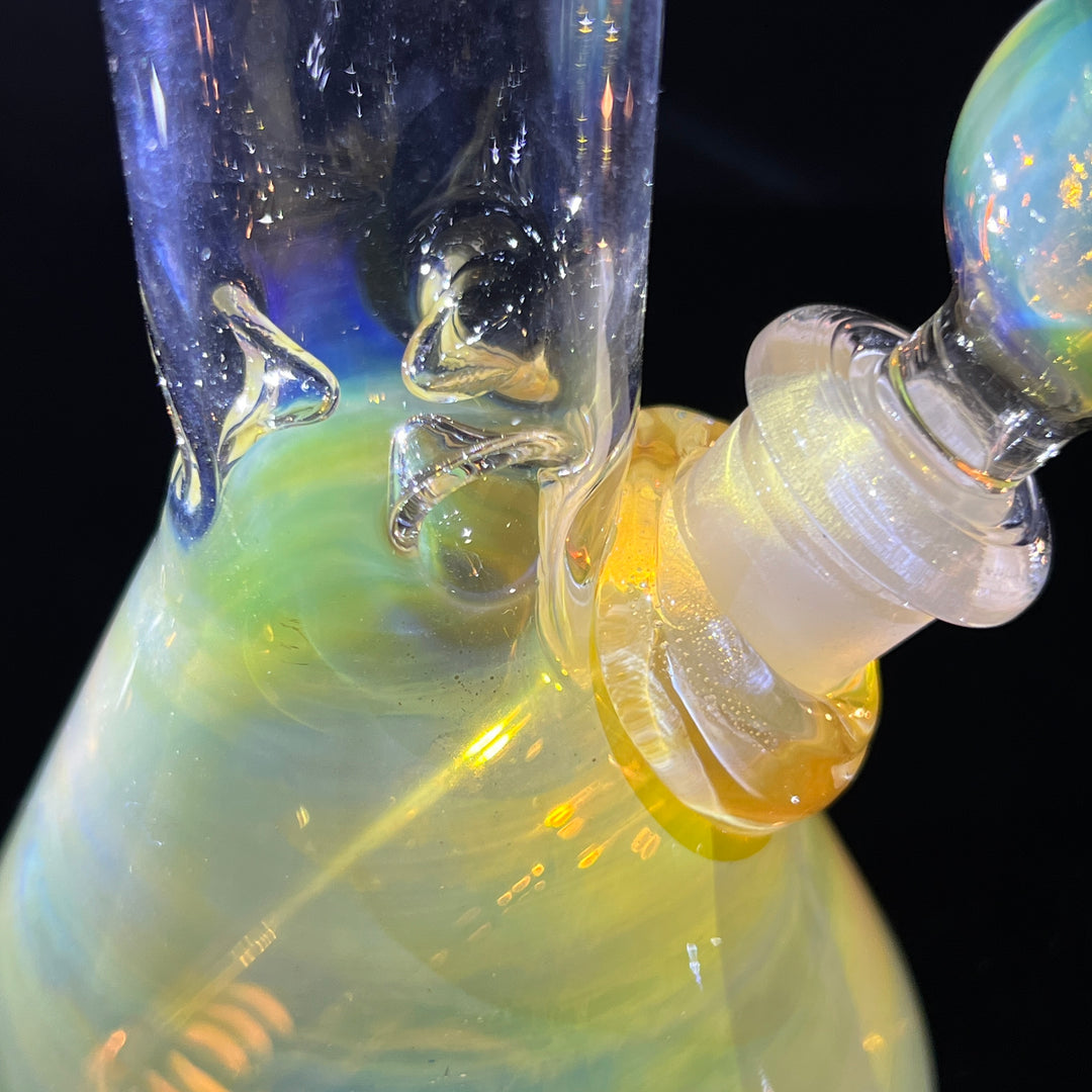 8" Fumed Beaker Bong Glass Pipe Mary Jane's Glass   