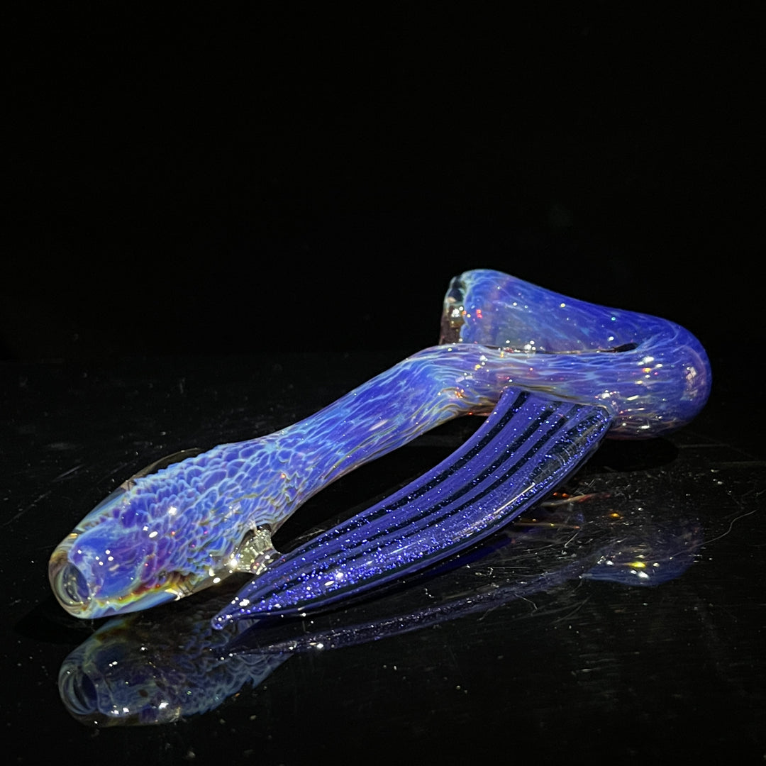 Purple Nebula Swoop Pipe Glass Pipe Tako Glass   