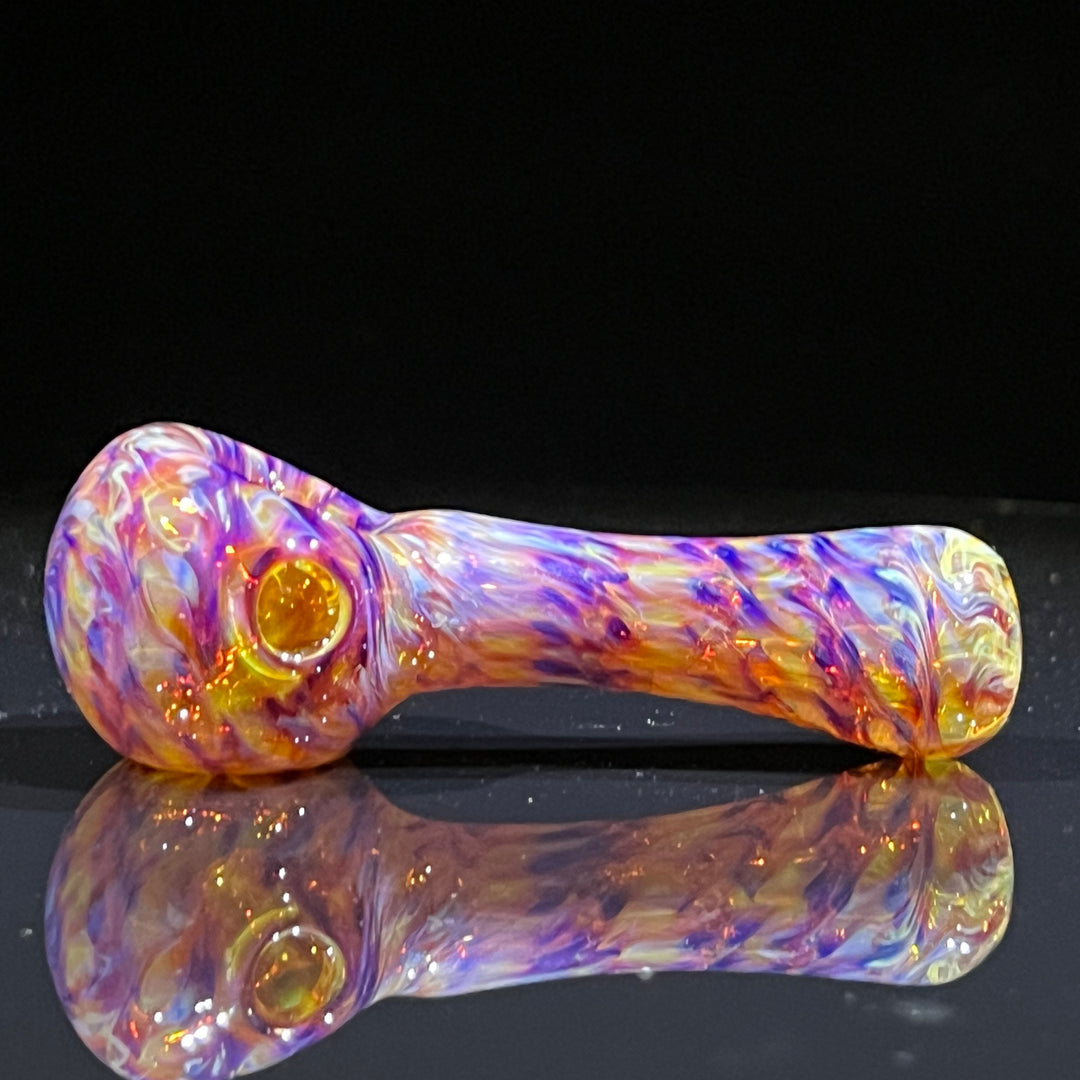 Multi-colored Purple Pipe Glass Pipe Jedi Glassworks