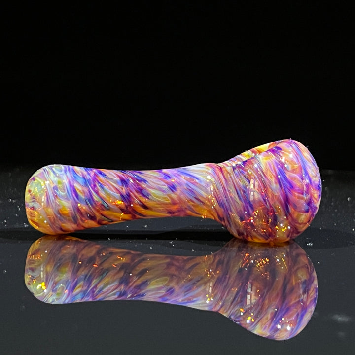 Multi-colored Purple Pipe Glass Pipe Jedi Glassworks