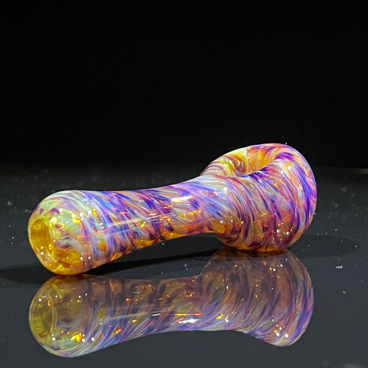 Multi-colored Purple Pipe Glass Pipe Jedi Glassworks