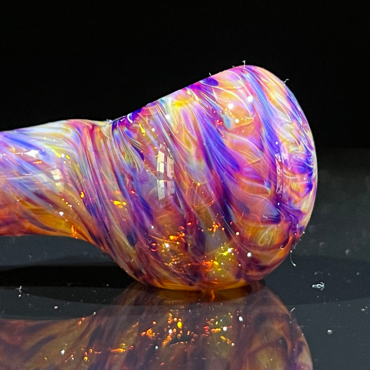 Multi-colored Purple Pipe Glass Pipe Jedi Glassworks