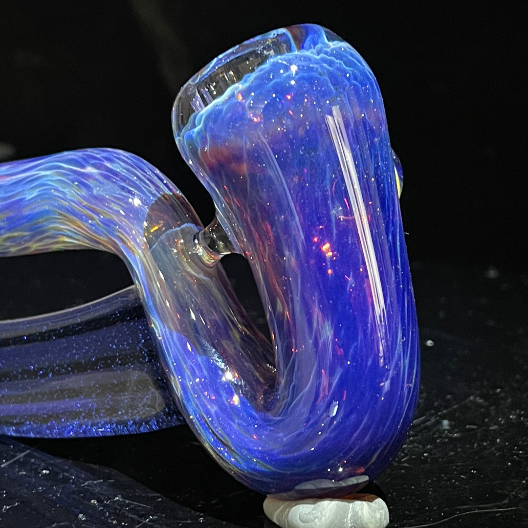 Purple Nebula Swoop Pipe Glass Pipe Tako Glass   