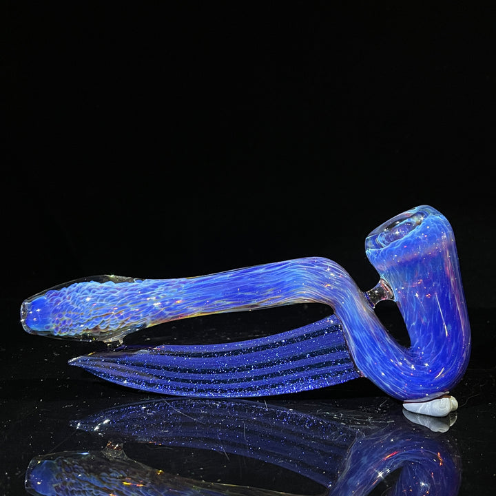 Purple Nebula Swoop Pipe Glass Pipe Tako Glass   