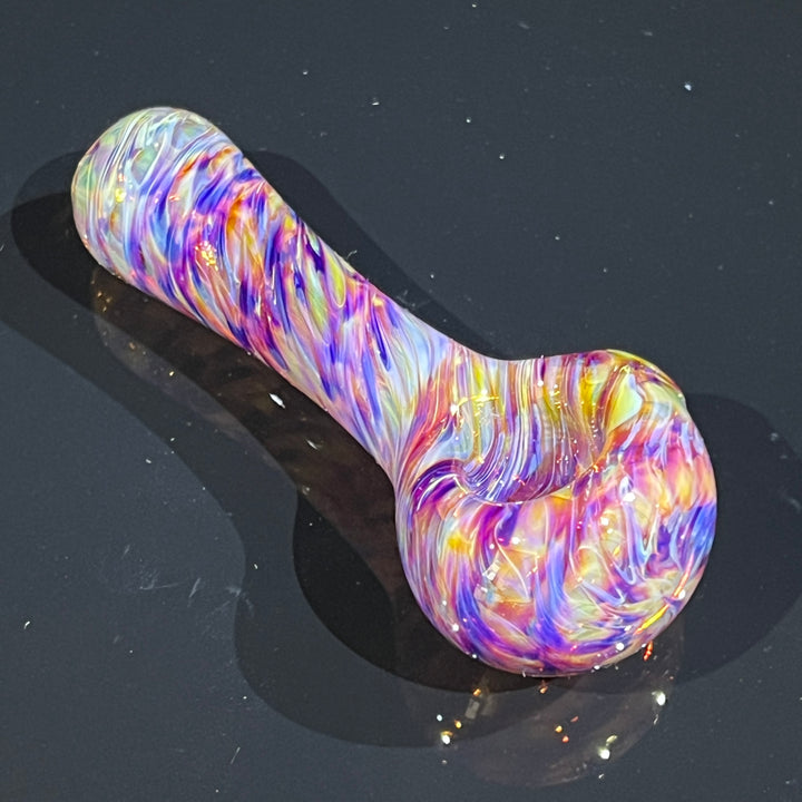 Multi-colored Purple Pipe Glass Pipe Jedi Glassworks