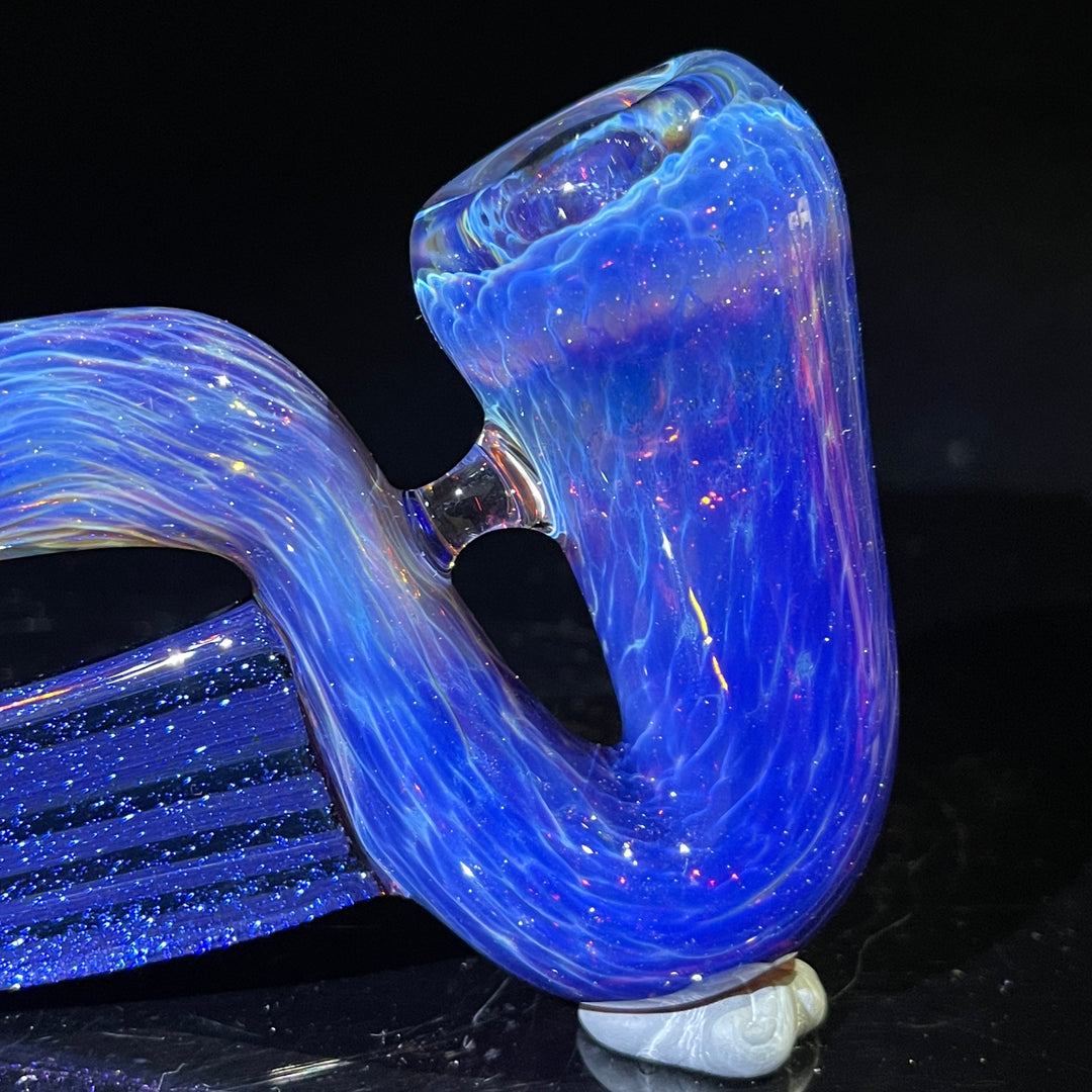 Purple Nebula Swoop Pipe Glass Pipe Tako Glass   