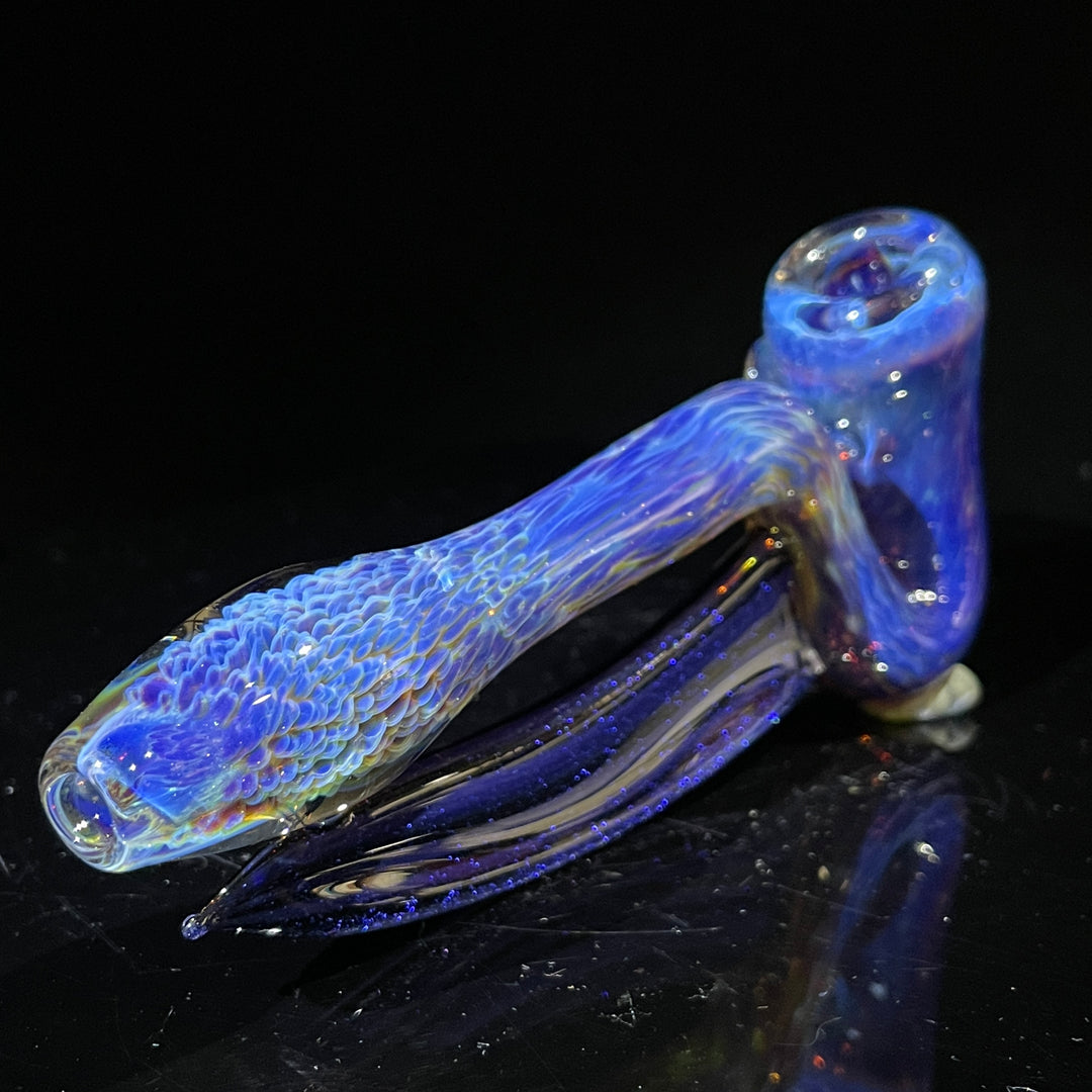 Purple Nebula Swoop Pipe Glass Pipe Tako Glass   