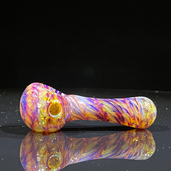 Multi-colored Purple Pipe Glass Pipe Jedi Glassworks