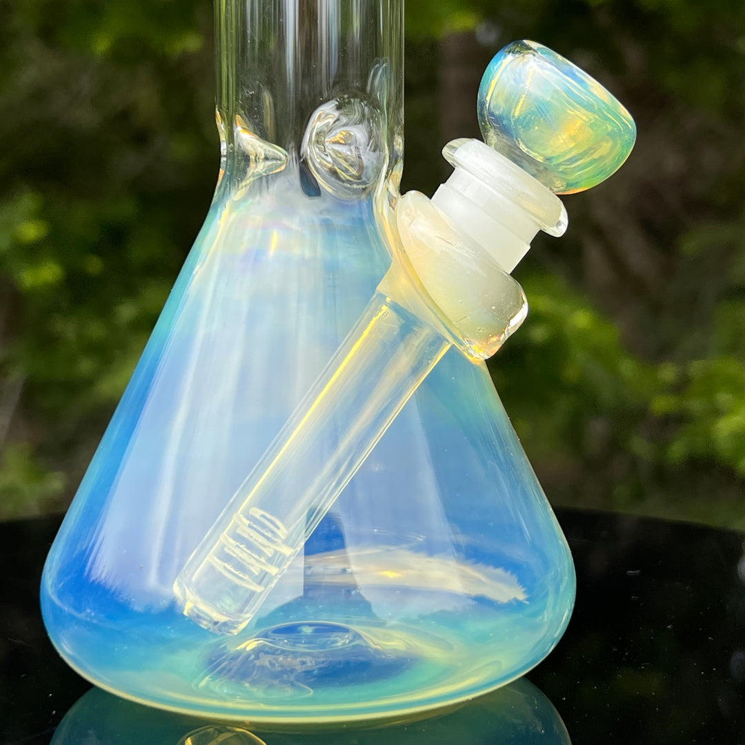 8" Fumed Beaker Bong Glass Pipe Mary Jane's Glass   