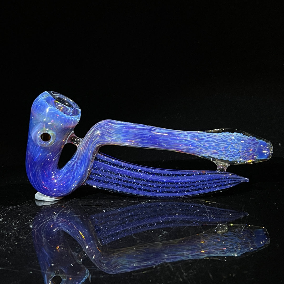 Purple Nebula Swoop Pipe Glass Pipe Tako Glass   