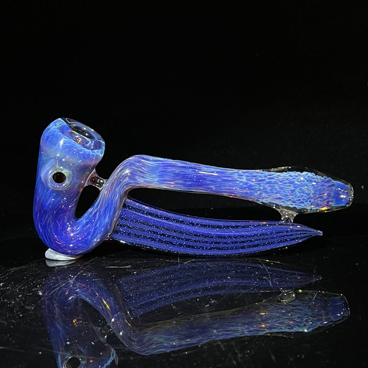 Purple Nebula Swoop Pipe Glass Pipe Tako Glass   