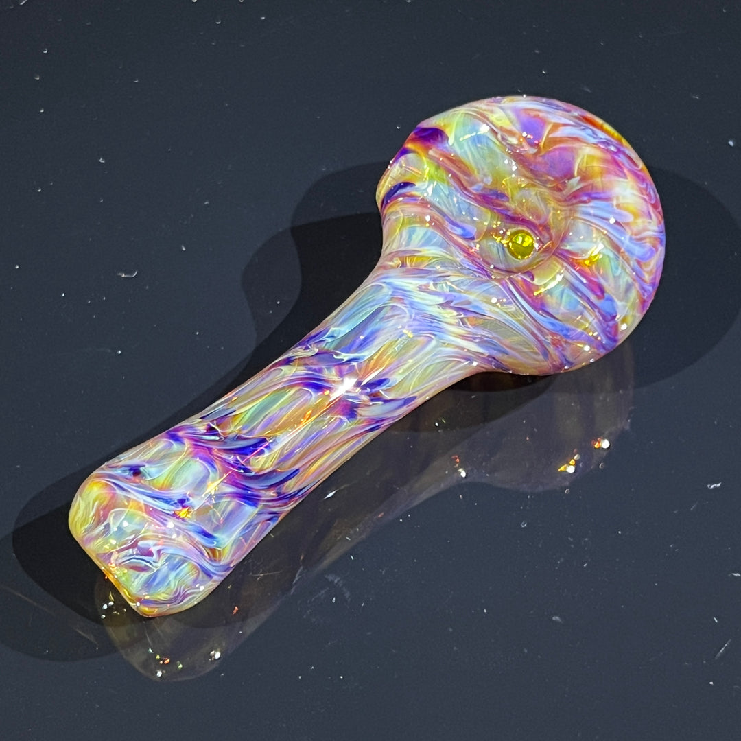 Multi-colored Purple Pipe Glass Pipe Jedi Glassworks