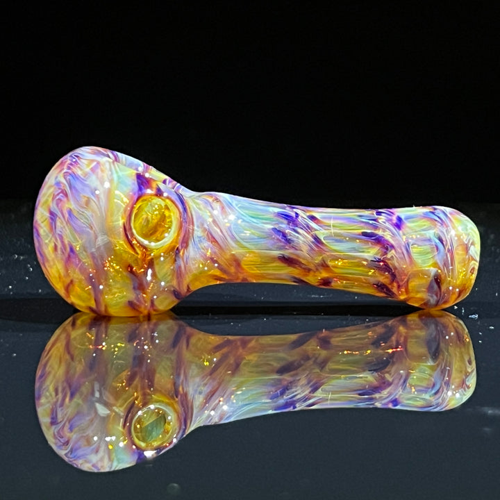 Multi-colored Purple Pipe Glass Pipe Jedi Glassworks