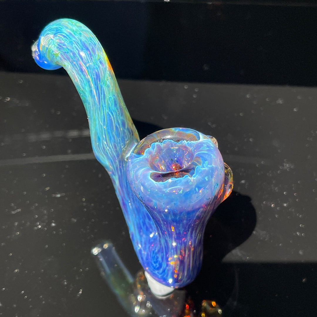 Purple Nebula Swoop Pipe Glass Pipe Tako Glass   