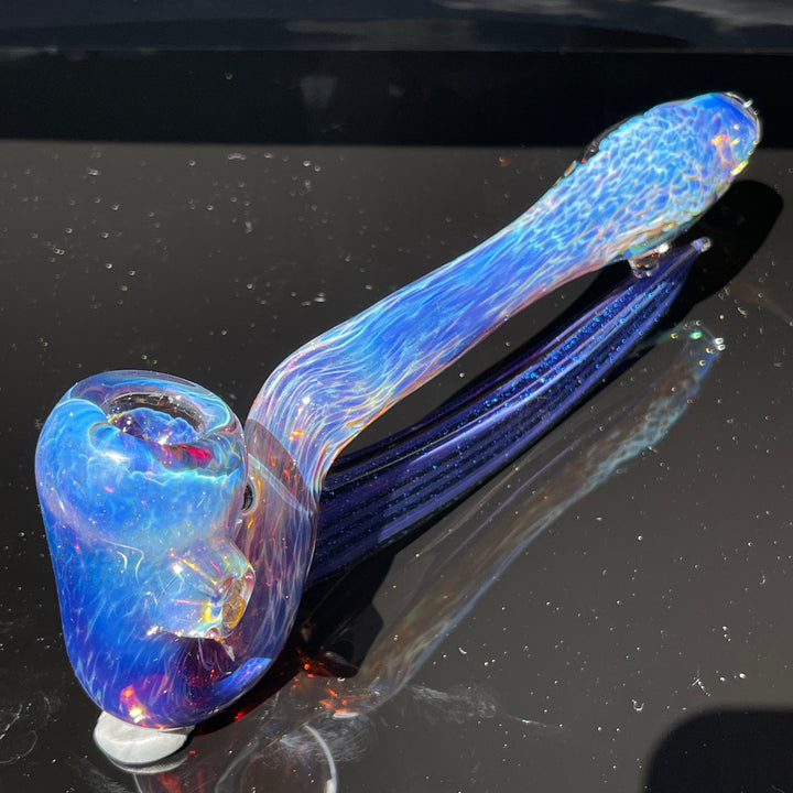 Purple Nebula Swoop Pipe Glass Pipe Tako Glass   