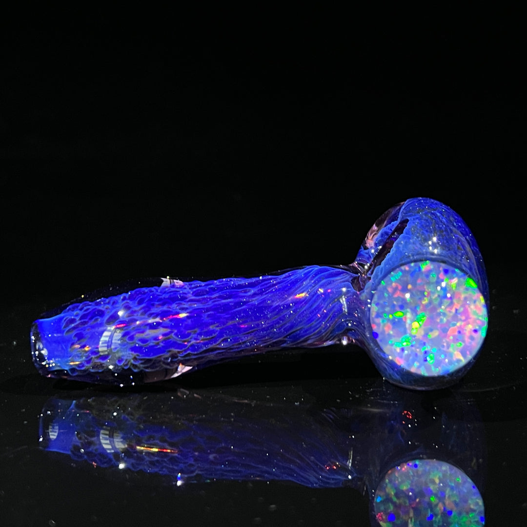 Purple Plasma Pipe with Huge Opal Coin + Case Combo Glass Pipe Tako Glass   