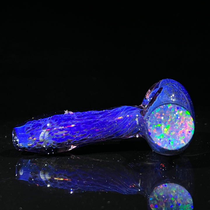 Purple Plasma Pipe with Huge Opal Coin + Case Combo Glass Pipe Tako Glass   