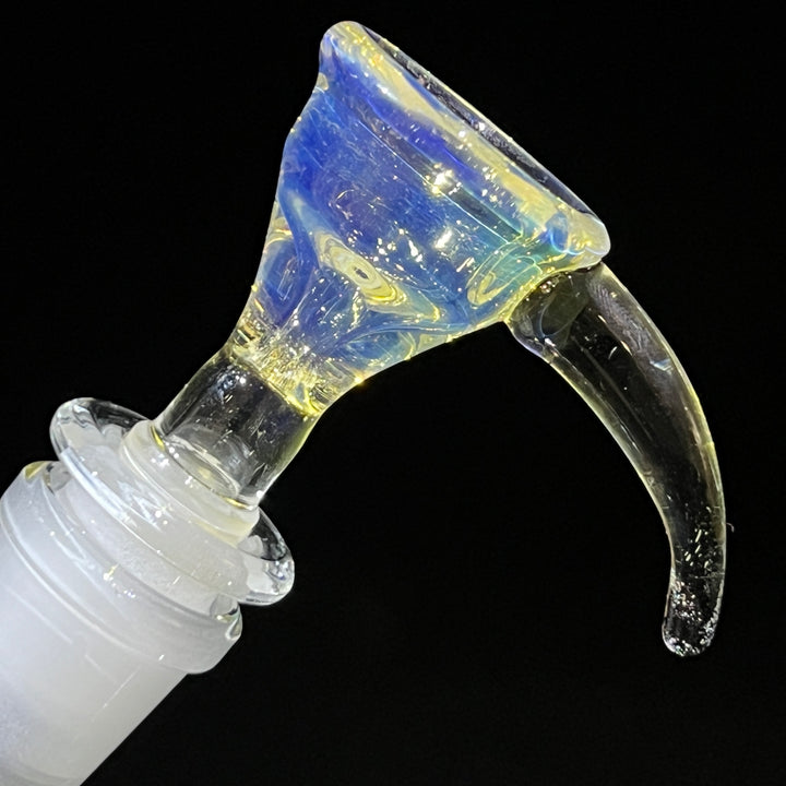 50 X 5 Fumed Beaker Bong 10" + Pull Slide Combo Glass Pipe TG   