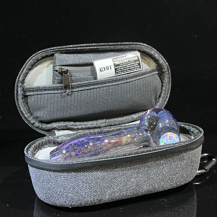 Black Plasma Opal + Case Combo Glass Pipe Tako Glass   