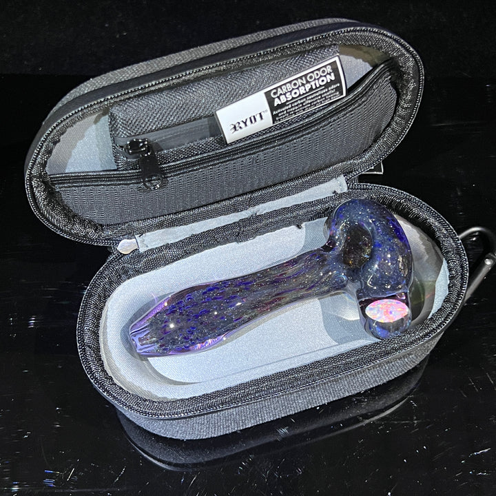 Black Plasma Opal + Case Combo Glass Pipe Tako Glass   