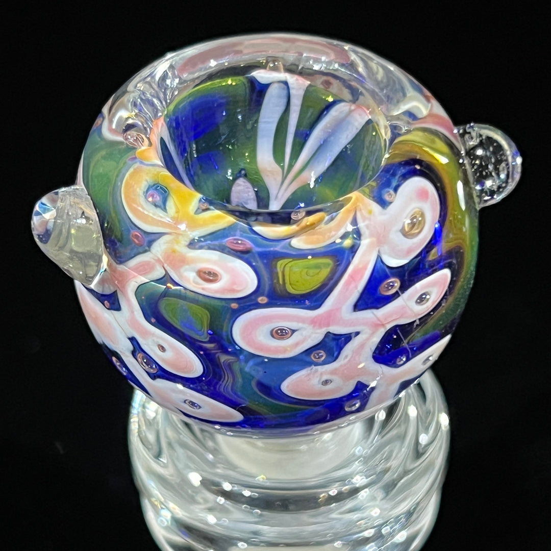 50 X 5 Fumed Beaker Bong 10" + Pull Slide Combo Glass Pipe TG   