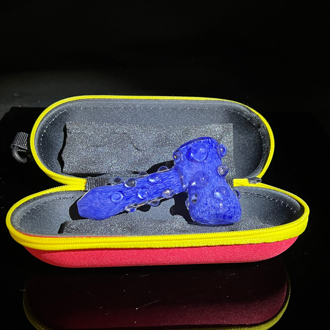 Sky Blue Marble Hammer + Case Combo Glass Pipe TG