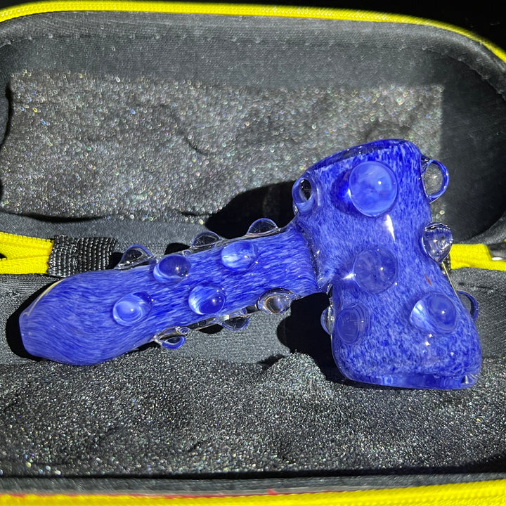 Sky Blue Marble Hammer + Case Combo Glass Pipe TG