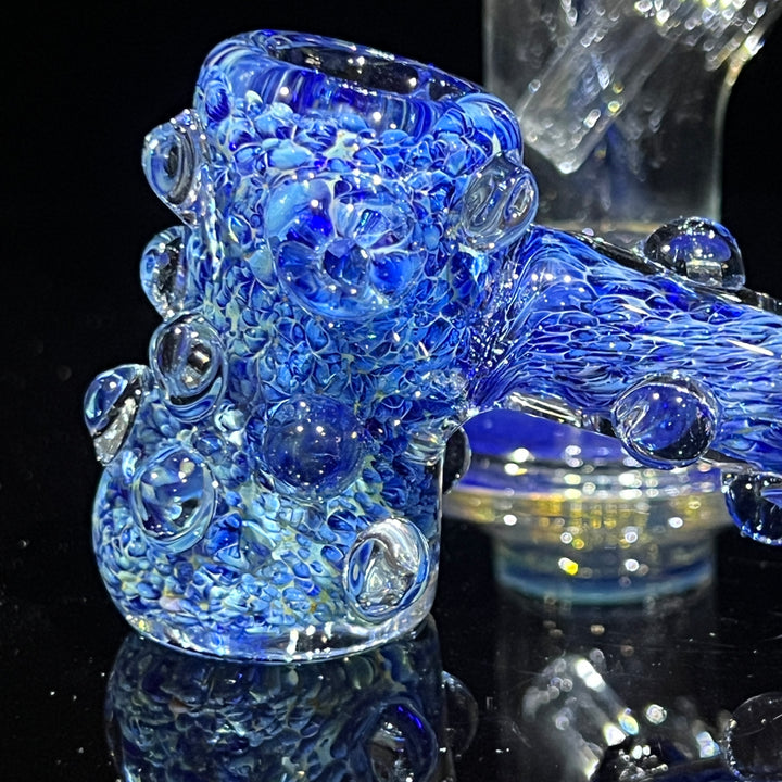 Mini Bong + Ocean Blue Hammer Combo Glass Pipe Mary Jane's Glass