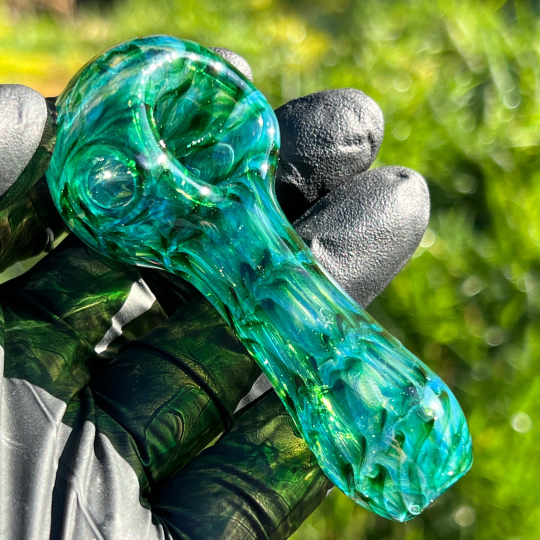 Experimental Green Pocket Pipe Glass Pipe Jedi Glassworks