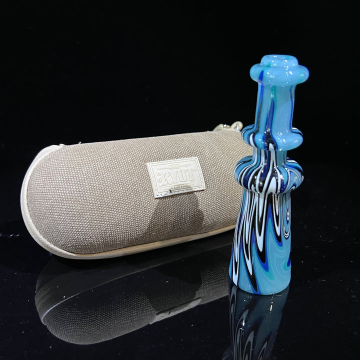 Water Reversal Chillum + Case Combo Glass Pipe TG   