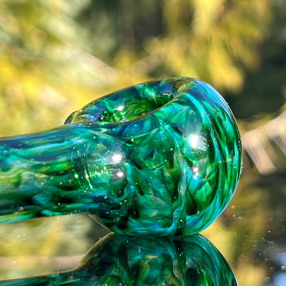 Experimental Green Pocket Pipe Glass Pipe Jedi Glassworks