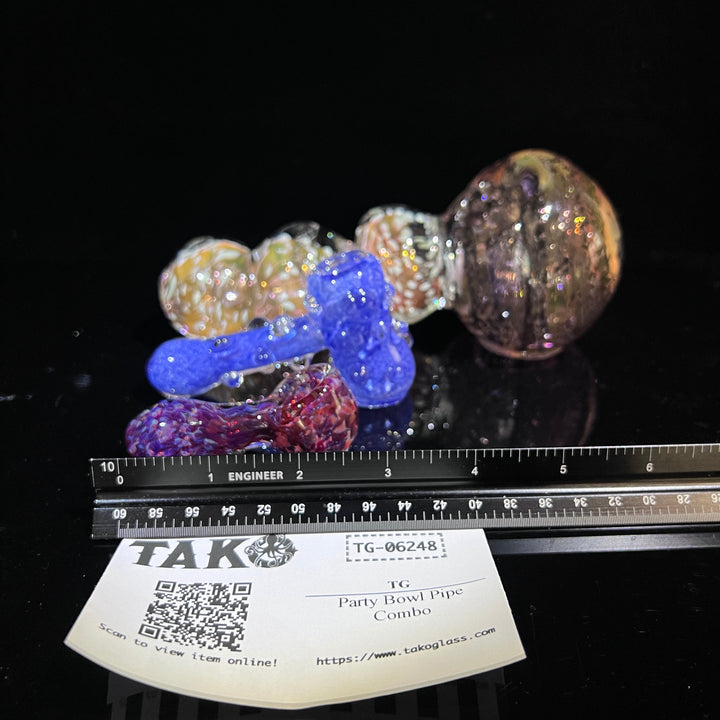 Party Bowl Pipe Combo Glass Pipe TG   