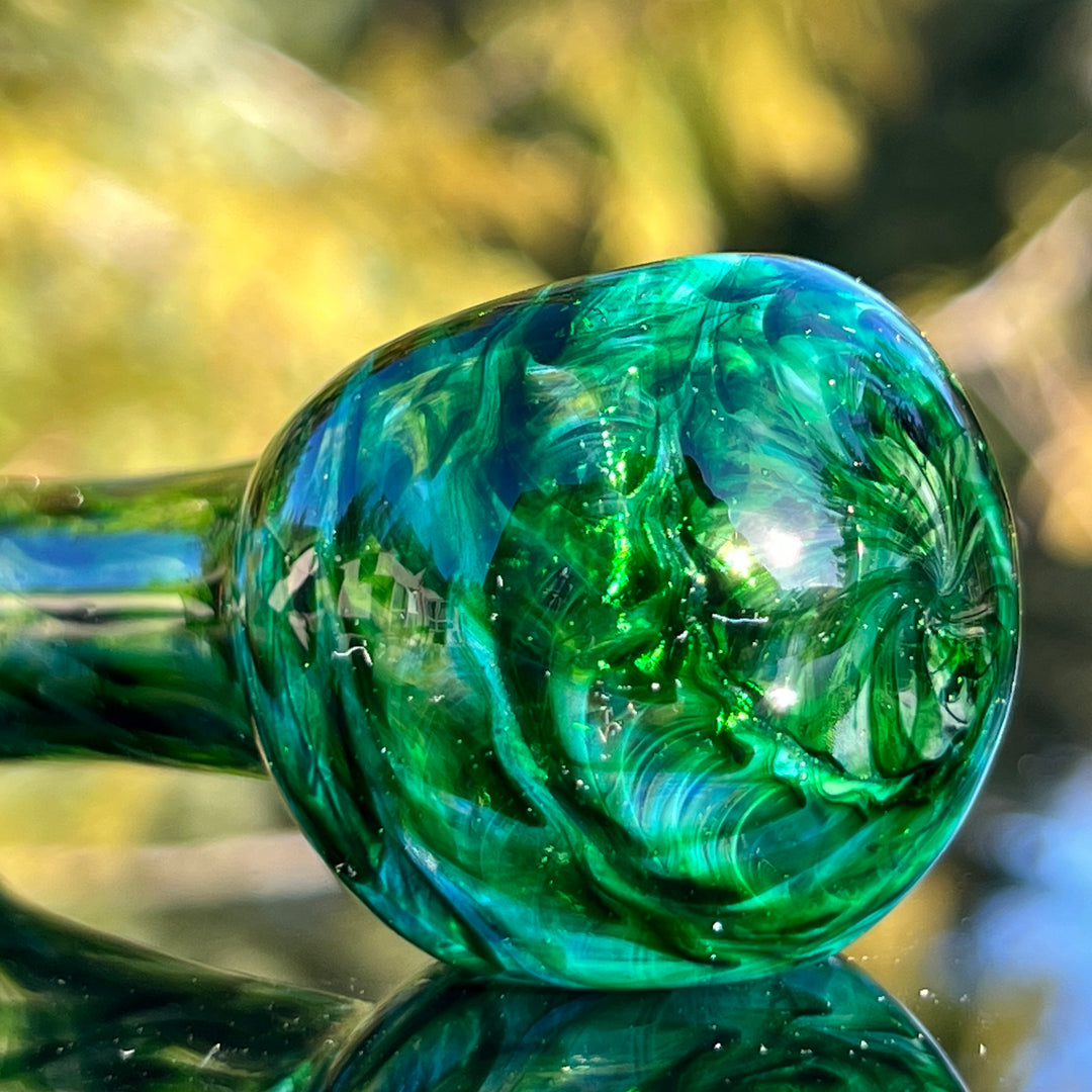 Experimental Green Pocket Pipe Glass Pipe Jedi Glassworks