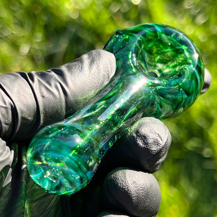 Experimental Green Pocket Pipe Glass Pipe Jedi Glassworks