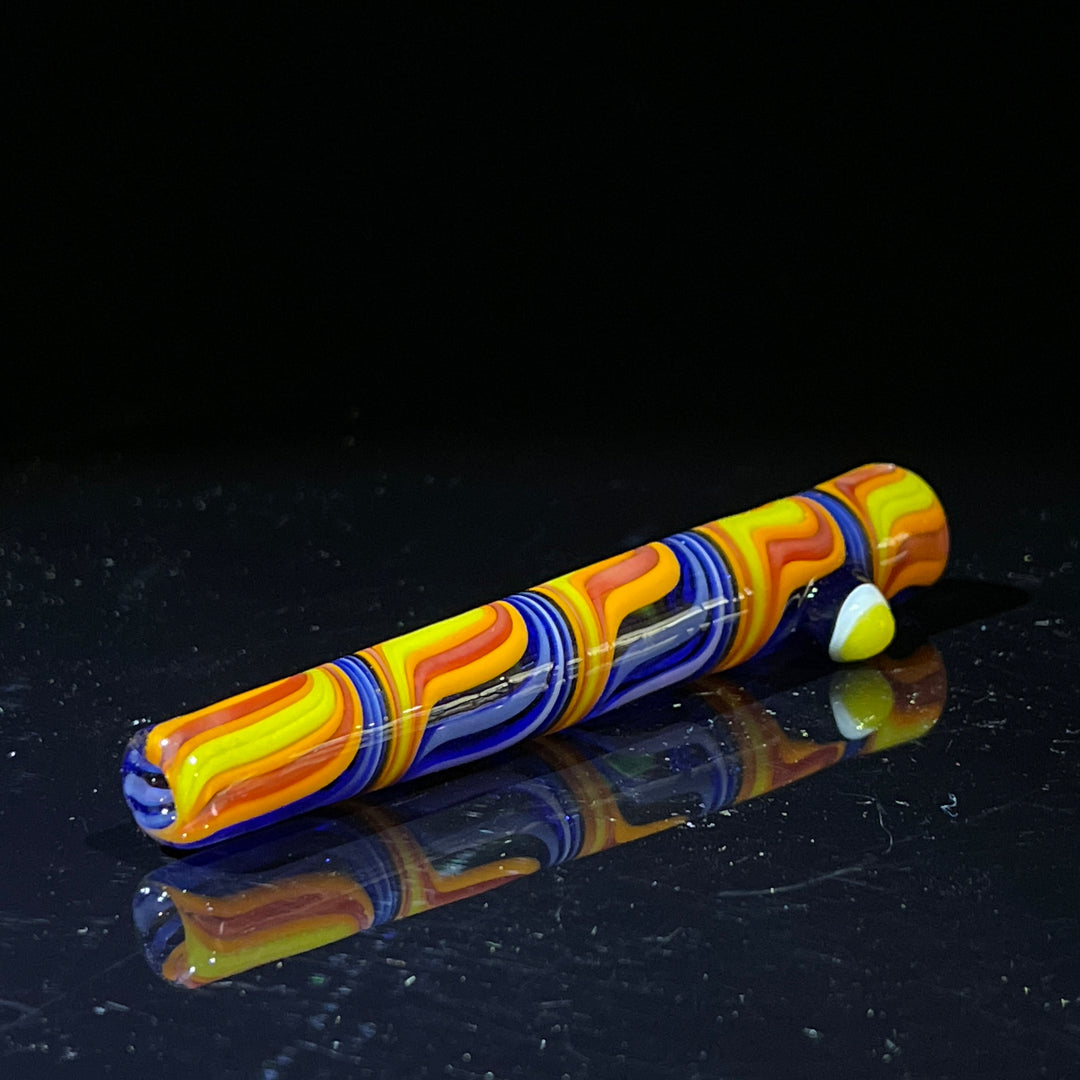 Twisty Stacks Chillum Glass Pipe Gladstone Glass   