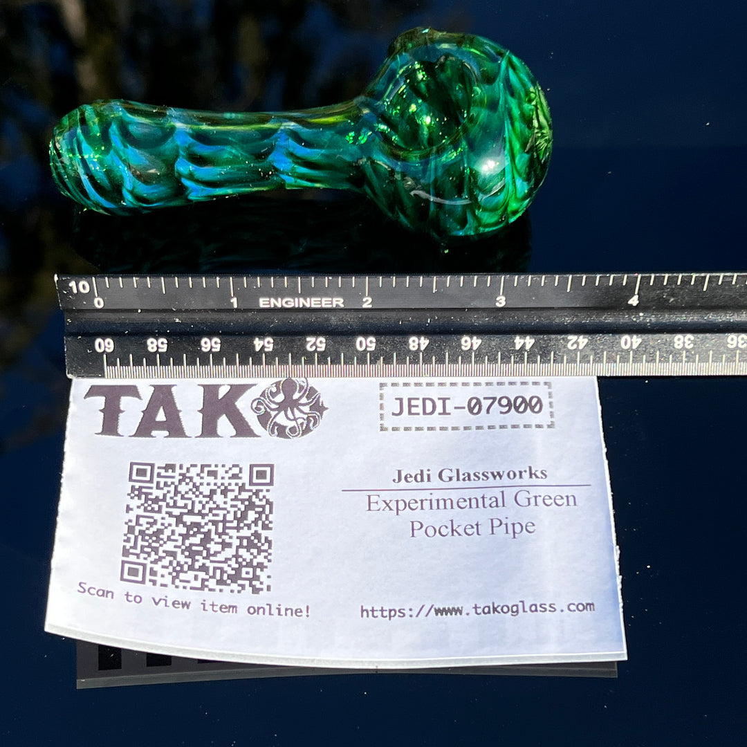 Experimental Green Pocket Pipe Glass Pipe Jedi Glassworks