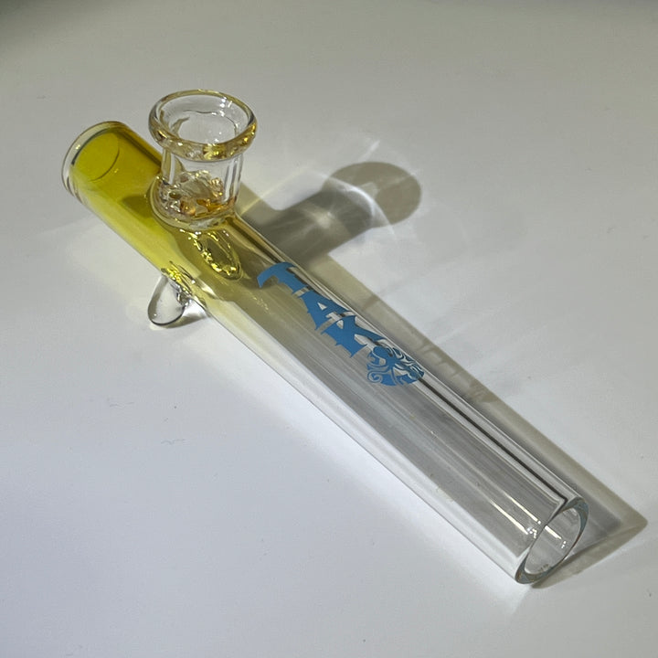 Silver Fume Shooter Glass Pipe Tako Glass