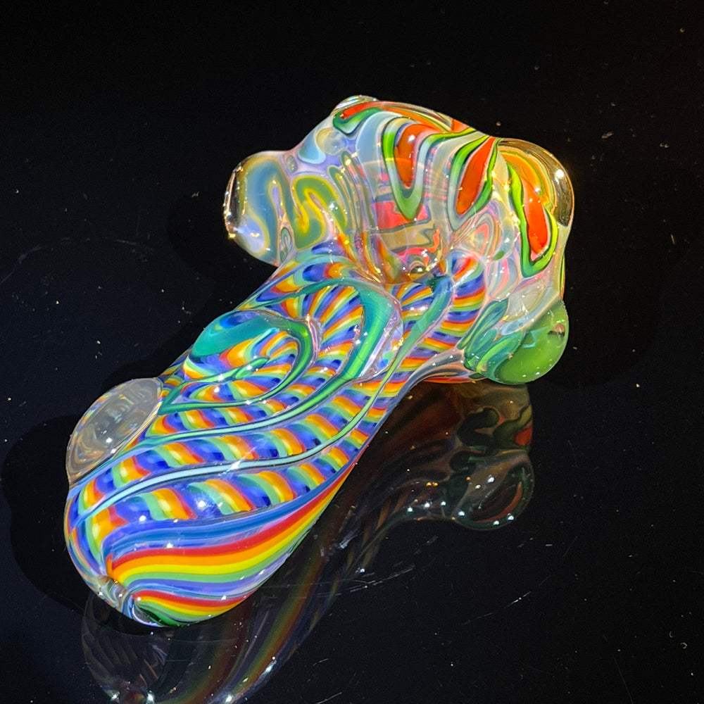 Inside Out Chonker Pipe Glass Pipe Pattymelt Glass   