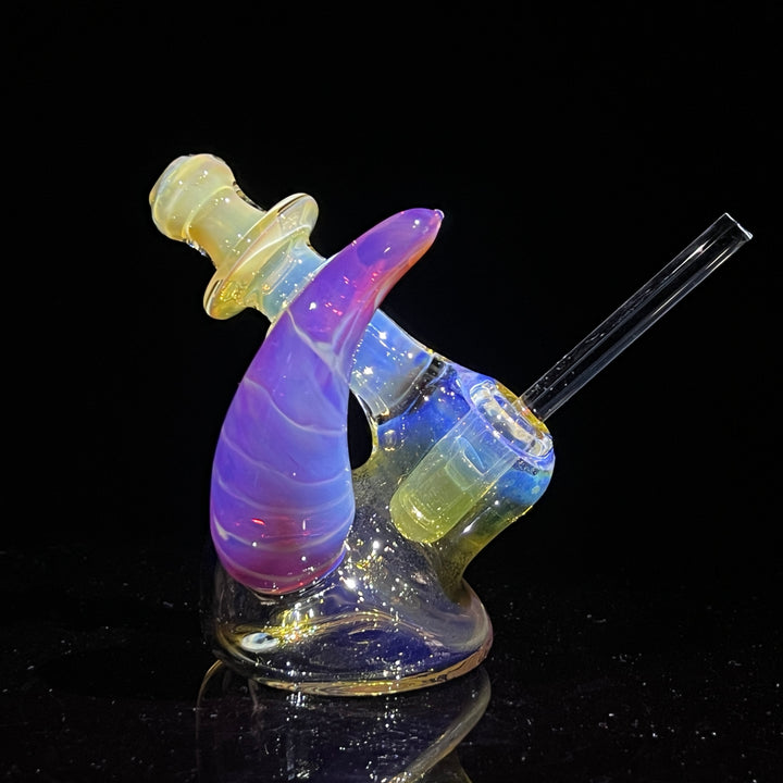 Purple Hash Squatlock Glass Pipe Tako Glass   