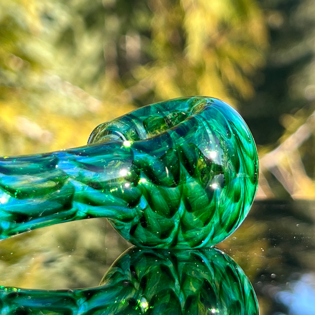 Experimental Green Pocket Pipe Glass Pipe Jedi Glassworks