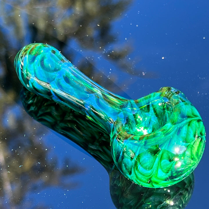 Experimental Green Pocket Pipe Glass Pipe Jedi Glassworks