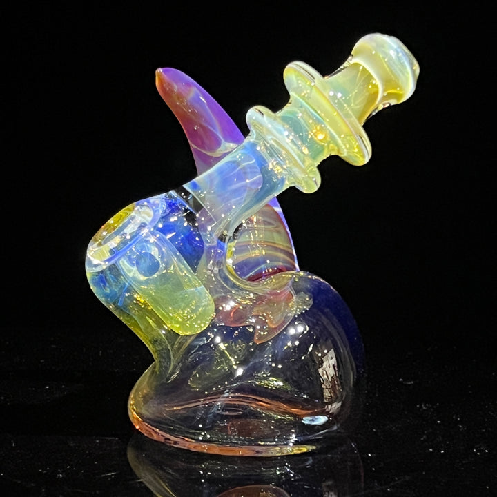 Purple Hash Squatlock Glass Pipe Tako Glass   