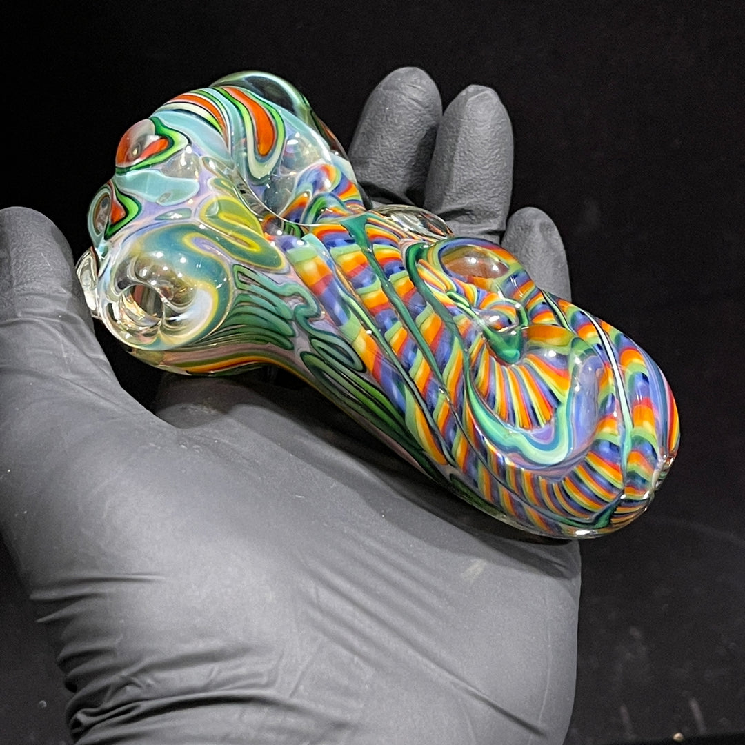 Inside Out Chonker Pipe Glass Pipe Pattymelt Glass   