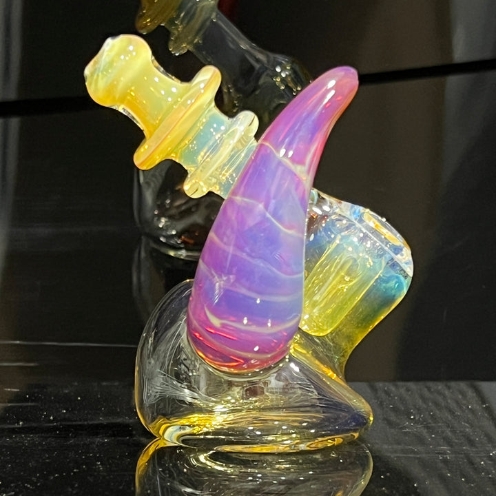 Purple Hash Squatlock Glass Pipe Tako Glass   